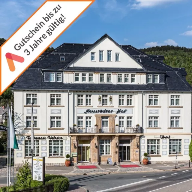 Kurzreise Erzgebirge Hotel Neustädter Hof 3 Tage / 2 Nächte 2 Pers. Frühstück