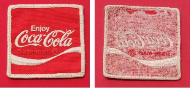 Vintage Coca-Cola Bottle Employee Badge Patch Original