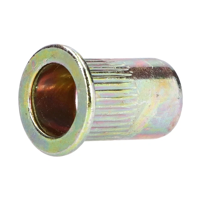 (100pz) Kit Strumento Dado Rivetto 100pz Acciaio al Carbonio Zincato