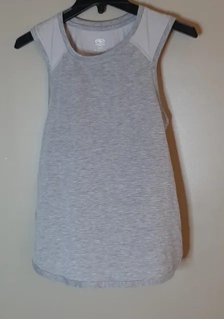 Athletic Works Size Small Gray Sleeveless Athleisure Top