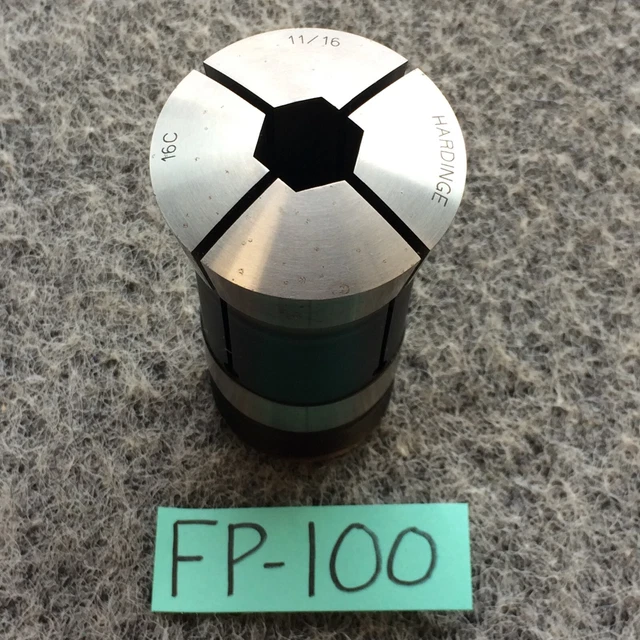 HARDINGE 11/16" HEX 16C COLLET w/ INTERNAL THREADSCNC Lathe Machinist Tool BIT