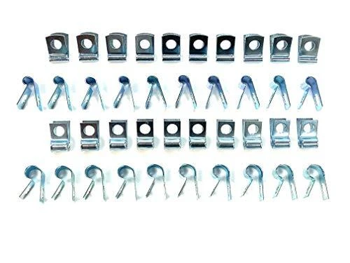 The Stop Shop Brake and Fuel Line Clip Assortment 3/16 1/4 5/16 and 3/8 Inch ...