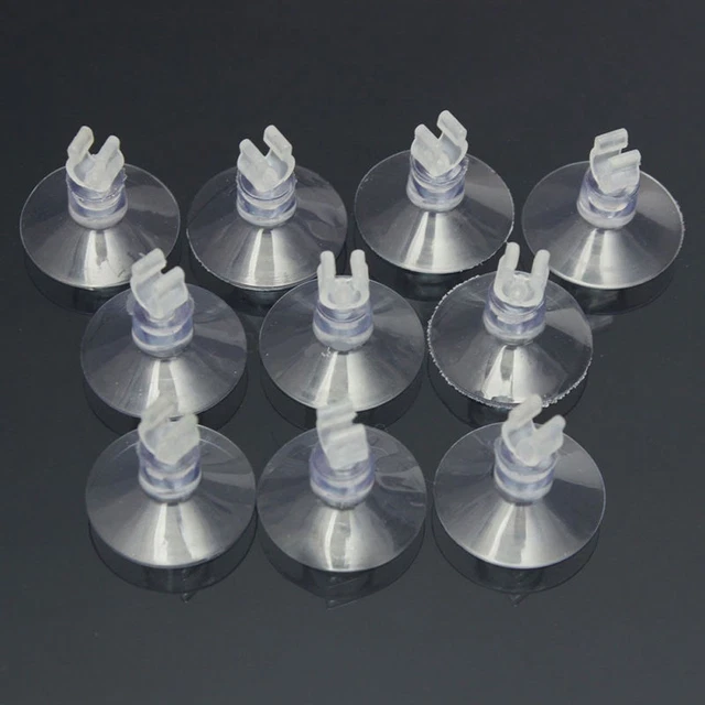 10x Aquarium Fish Tank Suction Cup Sucker Holder For Air Line Tube Hose Pump New