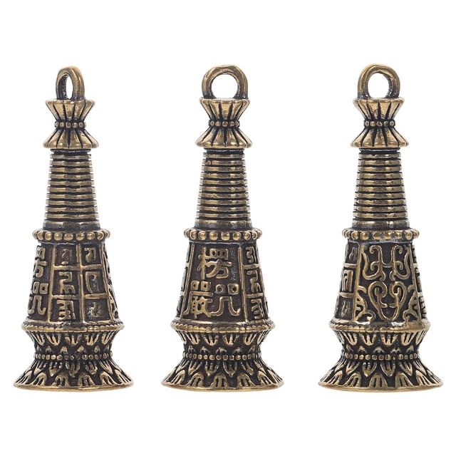 3 stücke Kreative Schlüsselanhänger Retro Turm Charms Schmuckherstellung Zubehör
