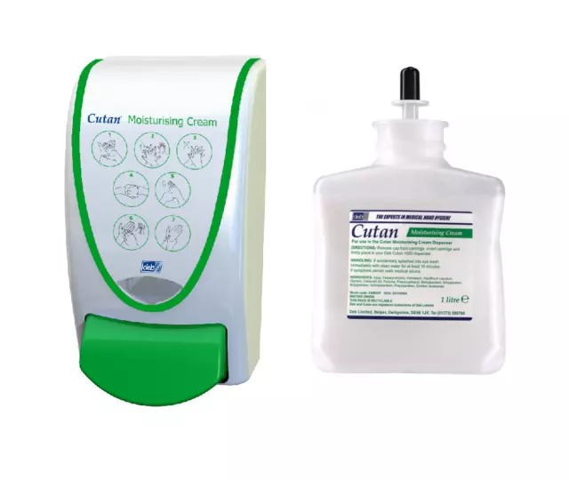 Deb Cutan Moisturising Cream 1 Litre Cartridge & Dispenser (PROB01HCMC)