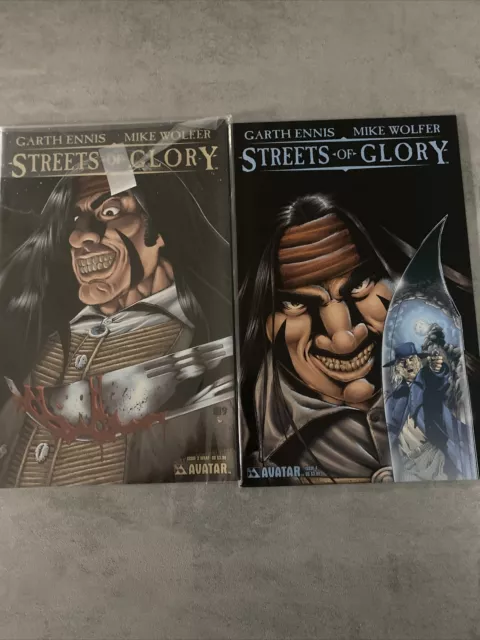 Avatar Press Comics Streets Of Glory Western Issues 3,4 Garth Ennis