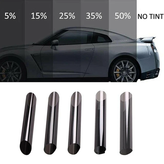Lámina de vidrio de larga duración lámina tinte 5-50% PET lámina protectora 1 pieza