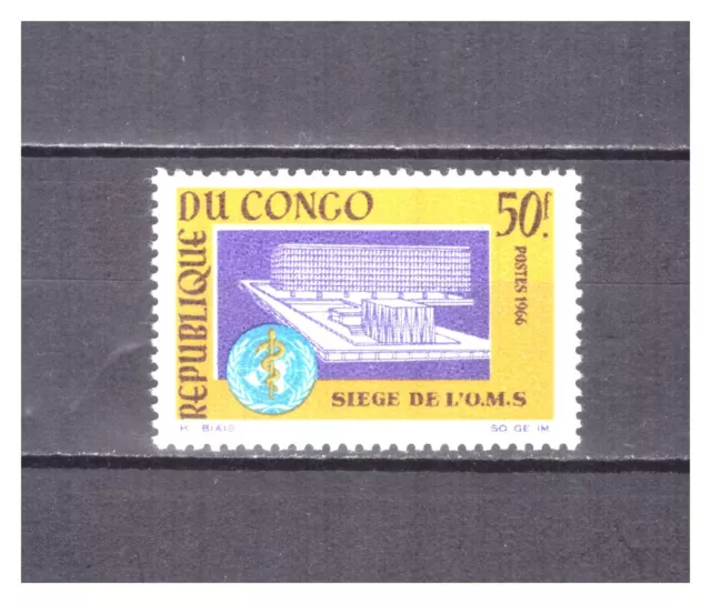 Congo  N° 187  .  50 F    O.m.s.    Neuf  * .  Superbe .