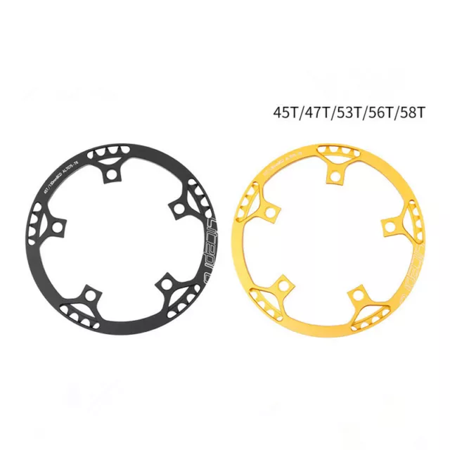 Litepro Chainring BCD130mm 45/47/53/56/58t Folding Bike Single Chain Ring Round