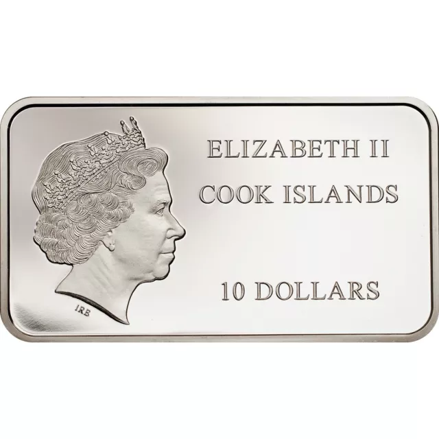 Mount Rushmore  2 oz proof  silver coin Cook Islands 2018 2