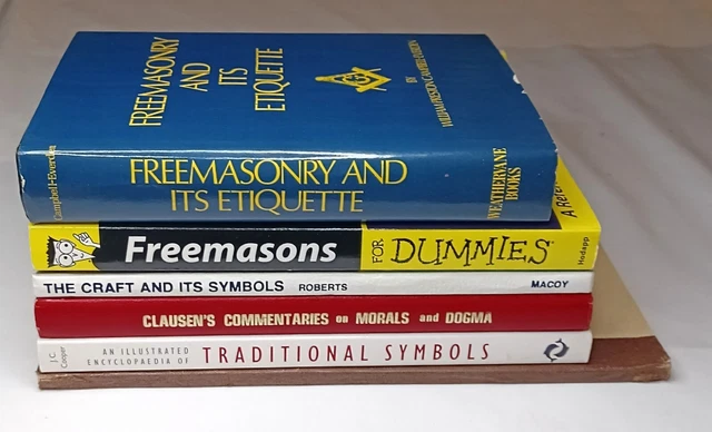 Freemason Symbolism Book Lot Of 6