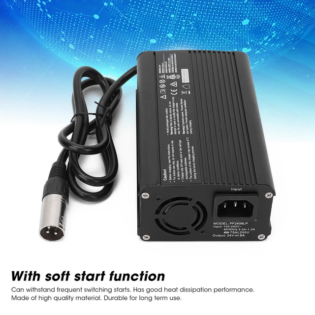 (prise US)Accessoires De Remplacement Chargeur De BATTERIE 24V 8a Pour RMM
