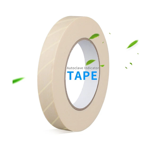 faruijie Autoclave Indicator Tape Steam Lead and Latex Free Dental Tattoo Sup...