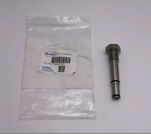 New Nordson 394941A Hot Melt Glue Plug, Pressure Control