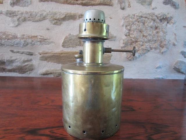 Ancienne Lampe De Table Indienne – Modèle En Cotte De Mailles – Déco Brute