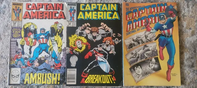 Marvel Comics~  Captain America  Lot of 3