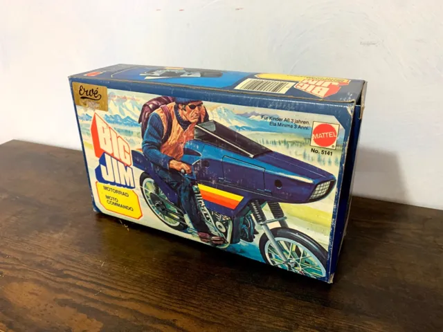 Big Jim - Mattel - MOTO COMMANDO CYCLE - complete - item MINT