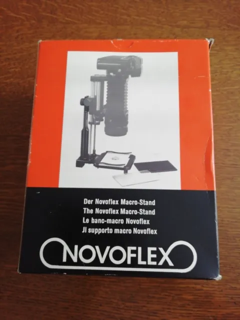 Novoflex Macro-Stand mit  Balgengerät Macro
