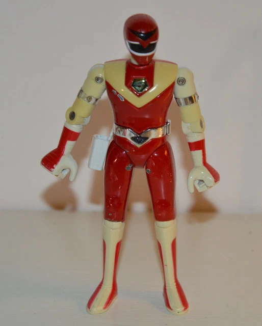 Rare Figurine Bioman 2 Maskman Force Rouge Die Cast