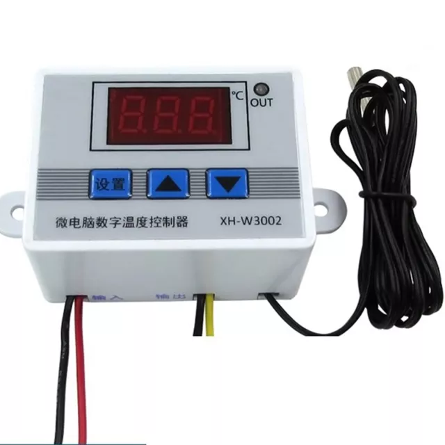 XH-W3002 Regolatore di Temperatura LED Digitale 220V Sonda Interruttore di 5164