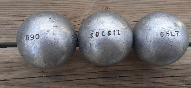 boule de petanque la soleil  76 - 690  parfait etat