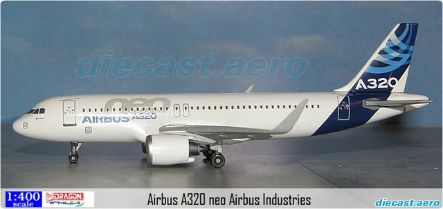 **RARE** AIRBUS A320 neo Airbus Industries Dragon Wings 1:400 56353 £50 ...