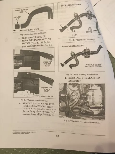 Mustang GT Paxton Supercharger Manual SN95 1994-1995 5.0 engine blower turbo 3