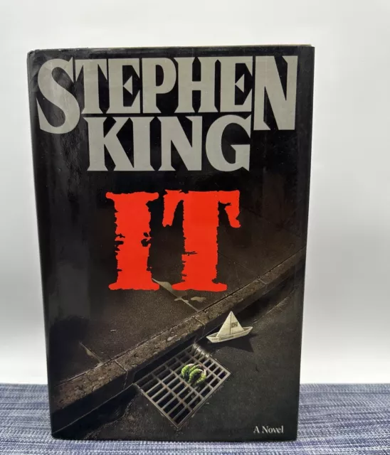 IT Stephen King TRUE $22.95 First Edition 1st Printing Viking Hardcover HC DJ