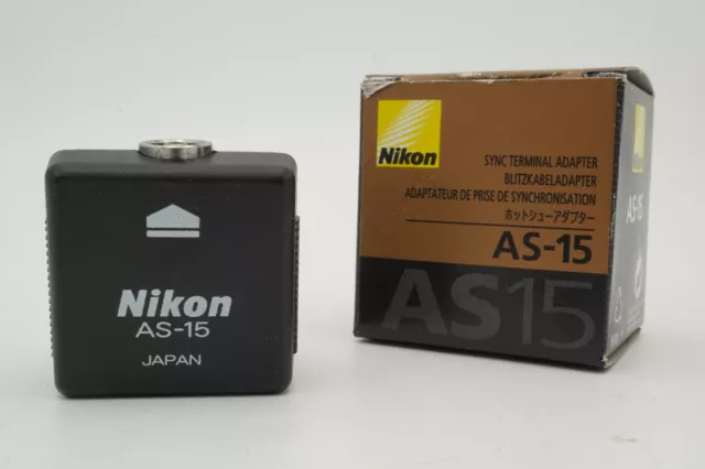 [N.Mint in box] NIKON AS-15 FLASH ADAPTER from Japan #B104