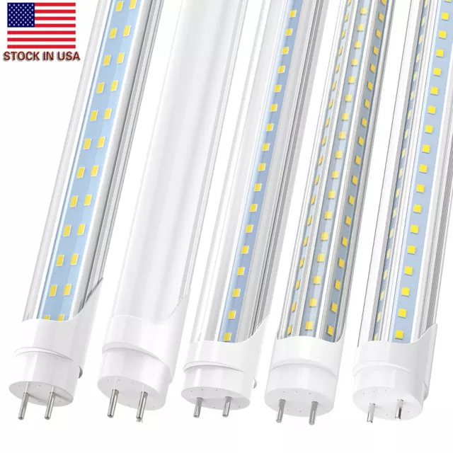 T8 LED Tube Lighting 4FT Fluorescent Light Bulbs 22W~60W G13 Bi-Pin 5000K-6500K 2