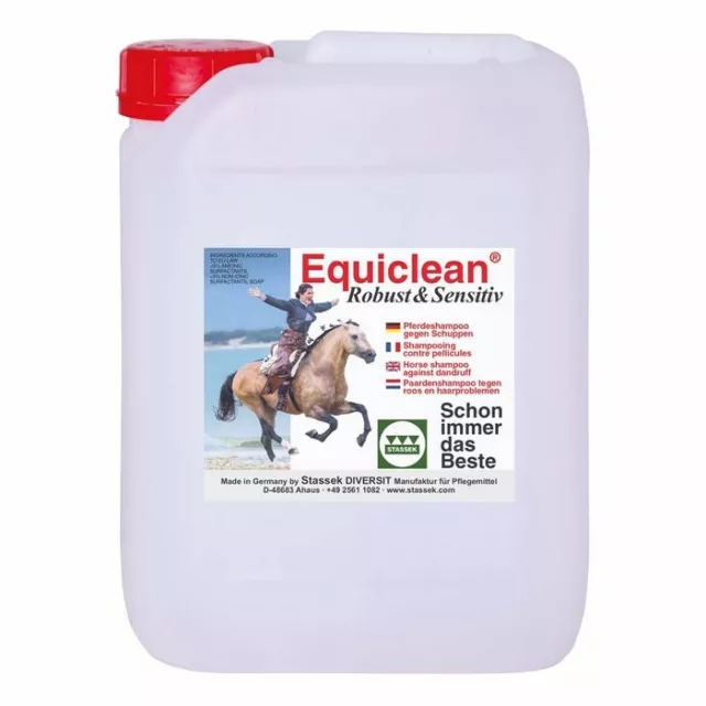 (12,48€/1l) Stassek Equiclean Pferdeshampoo 2 Liter Haar Pferd Ekzemer