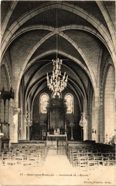 CPA AK SOISY-under-ETIOLLES - Church Interior (385046)