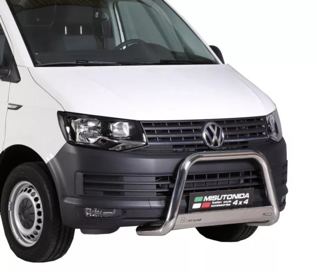 Edelstahl Frontschutzbügel Ramschutz für VW T6 2015-2019  mit ABE