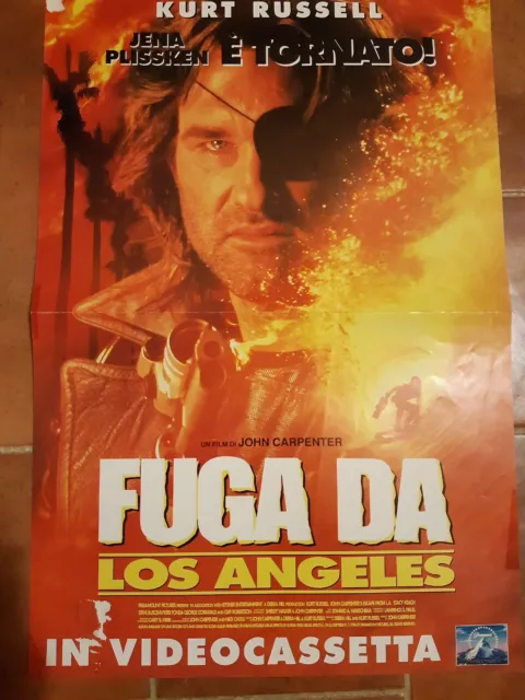 Fuga Da Los Angeles (Russell / Carpenter) - Poster Locandina Videoteca (48X33)