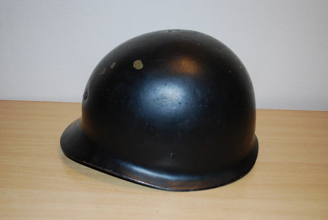 Alter M1 Stahlhelm mit Innenfutter BDR Bundeswehr, Polizei, Feuerwehr WWII