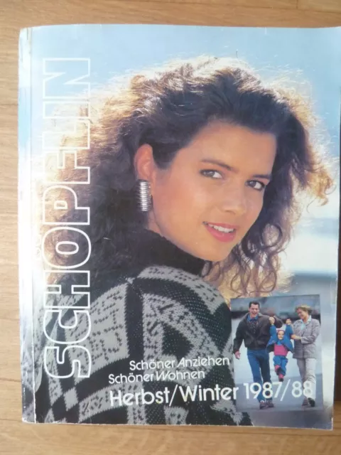Schöpflin Katalog Herbst Winter 1987 1988 Versandhauskatalog