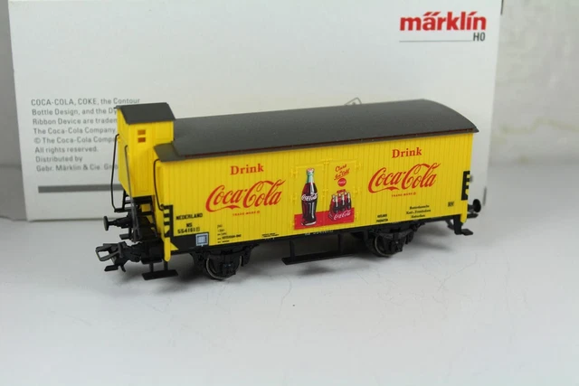 MÄRKLIN 48936 GEDECKTER Güterwagen G 10 Coca Cola, Neuware in OVP. EUR ...