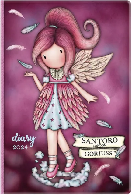 Santoro Gorjuss, Dancing on Air A7 Diary 2024 Week To View Sticker Air Star Sign