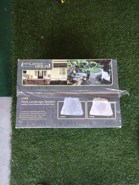 Landscape Rock Speakers Granite Phoenix Gold Atr5 Open Box
