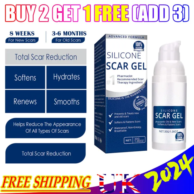 Silicone Scar Gel Stretch Marks Removal Cream Advanced Surgery Scar Skin Care