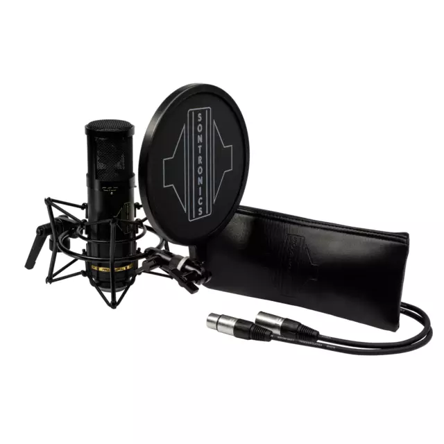 Sontronics STC-3X Pack 3-Muster Kondensator Gesangsmikrofon Kit (schwarz)