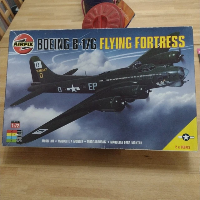 Airfix – Maquette Boeing B-17G Fortress Mk.II – Échelle 1/72 – Avion Américain WWII En Plastique – 14 Ans+