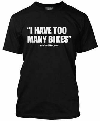 HO TROPPI MOTO detto niente Biker mai-ciclista moto LOOSE FIT T-shirt