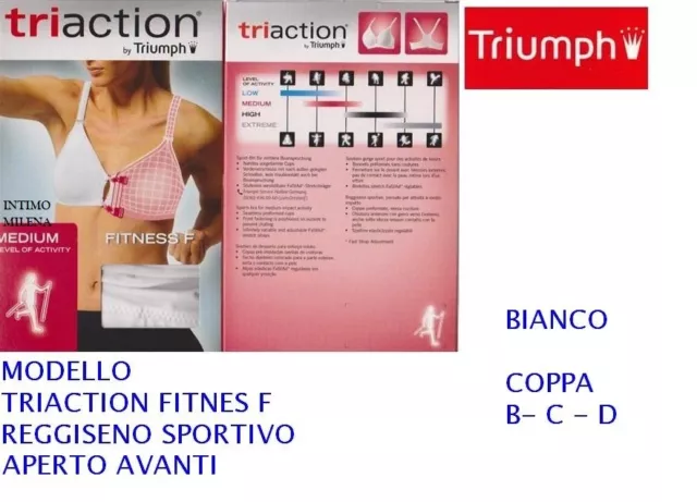 Reggiseno Triumph Art. Triaction Fitness Sportivo Aperto Avanti