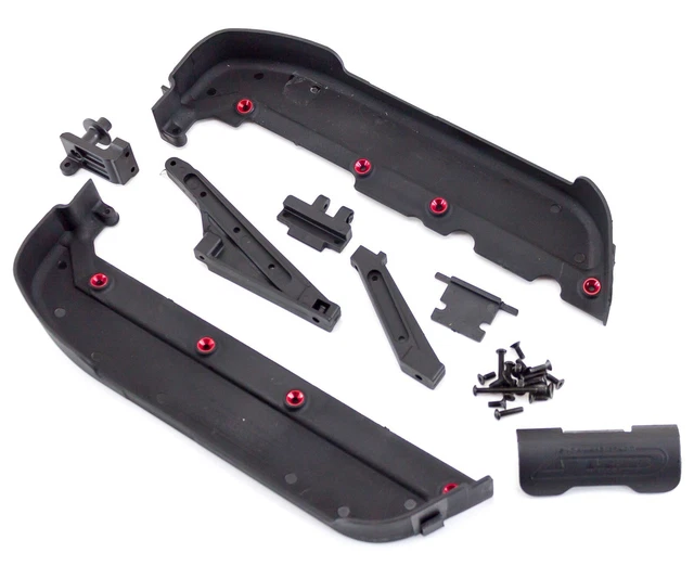 Corally Python XP 6S Side Guards Chassis Brace V2 Mount Stiffener C-00180-242