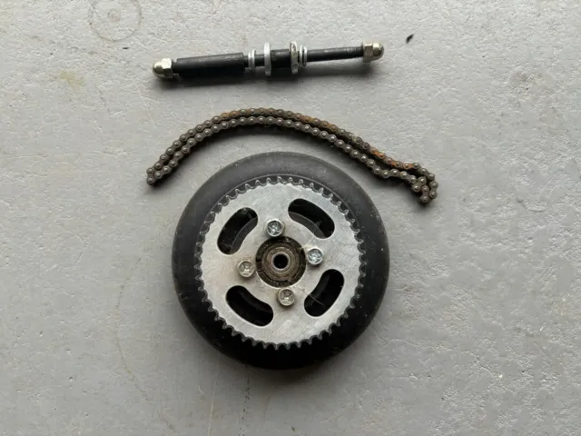 Razor Electric Scooter Rear Wheel & Chain Assembly