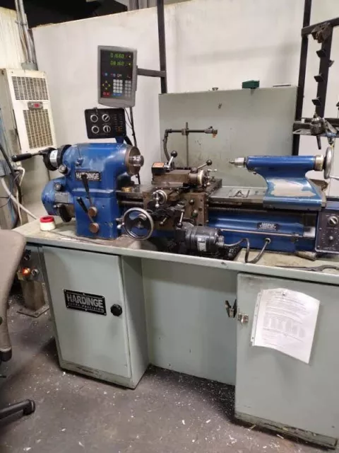 Hardinge Super Precision Tool Room Lathe Turning Flat Bed Machine Engine