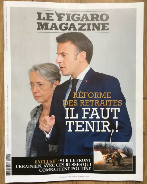 Le Figaro Magazine n° 24396 27/01/23 Reforme retraites Vaux-En-Velin BD Dupuis