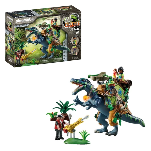 SET BÂTIMENTS BRIQUES PLAYMOBIL 71260 Dino Rise Spinosaurus pour ...