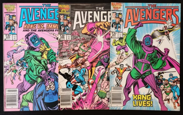 AVENGERS KANG LOT 267 268 & 269 - Kang Dynasty - 1st Council of Kangs LOKI 1986